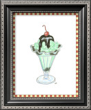 Ice Cream Parlor III Poster by Virginia A. Roper