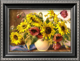 Sonnenblumen Print by E. Kruger