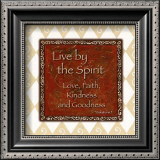 Words to Live By, Live by the Spirit Poster by Debbie DeWitt