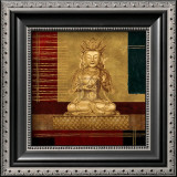 Amber and Gold II Print by Linda Wood