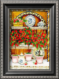 Blossoming Kitchen III Poster by Jean-Pierre Delyle
