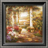 Shaded Courtyard I Art by Mirabella 