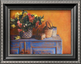 Flowers on Gramma's Sideboard I Posters by M. De Flaviis