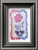 Denim Floral IV Prints by Evelyn 