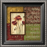 Spice 4 Patch: Where There is Hope Print by Debbie DeWitt