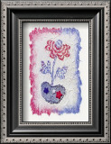 Denim Floral I Posters by Evelyn 