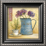 Cafe des Fleurs Poster by Angela Staehling
