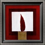Red Feather Poster by Pascale Nesson