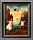 Children Playing Rock Pool Prints by Mary Mackey