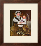 Primitive Portraits III Prints by Charles Wysocki