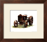 Early Model Fordson Tractor Print by Sharon Pedersen