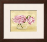 Pink Roses in Vase Prints by Cuca Garcia