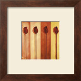 Four Red Tulips Prints by Peggy Garr