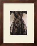 Black Dress Drawing Posters by Richard Nott