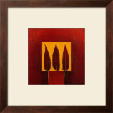 3 Feathers in a Square Posters by Pascale Nesson