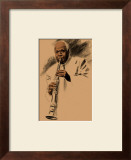 Sidney Bechet Framed Giclee Print by Clifford Faust