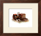 Early Model Oliver Tractor Poster by Sharon Pedersen