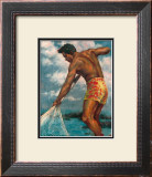 Island Fisherman Posters by Mickelson 
