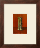Asparagus on Orange Prints by Lanie Loreth