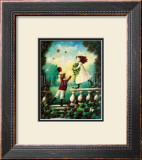 Children Playing Garland Posters by Mary Mackey