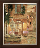 Evening at the Fountain Posters by Gilles Archambault