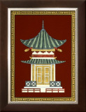Pagodas III Posters by Chariklia Zarris