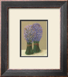 Purple Flowers in String Prints by David Col