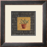 Basil Prints by Carol Robinson