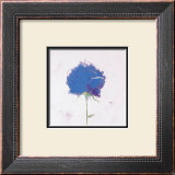 Flores Azules I (detail) Poster by Llompart 