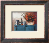 Flowers on Gramma's Sideboard II Poster by M. De Flaviis