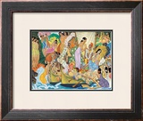 Aloha Universal Word Prints by Eugene Savage