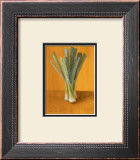 Leeks on Gold Posters by Lanie Loreth
