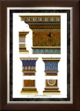 Capitals, Columns, Cornices and Pilaster Prints by Michelangelo Pergolesi