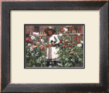 In the Garden with the Cat Prints by Pope & Cook 