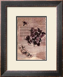 Antique Flowers III Prints by Jeanne Hughes