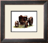 Early Model Fordson Tractor Art by Sharon Pedersen