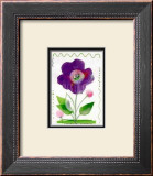 African Violet Art by Lucie Chis