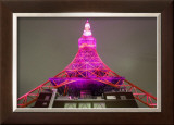 Tokyo Tower: Pink Ribbon Day II Prints by Takashi Kirita