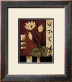 Lotus Silhouette I Art by Krista Sewell