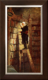 Bookworm Art by Carl Spitzweg