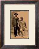 Louis and Joe Framed Giclee Print by Clifford Faust