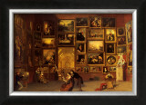 Gallery of the Louvre, 1831-33 Prints by Samuel Finley Breese Morse