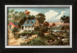 American Homestead Summer Posters by Currier & Ives 