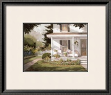 Plants on Open Porch Poster by Steve Zazenski