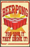 Beer Pong Posters