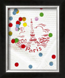 Paris Confettis Prints by Danielle Coquille