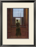 Woman at the Window Framed Giclee Print by Caspar David Friedrich