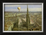 Balloon Ride over Vienna, c.1847 Posters by Jakob Alt