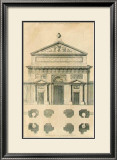 Palace Facade I Print by Jean Deneufforge