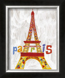 Hommage, Tour Eiffel Poster by Valerie Roy